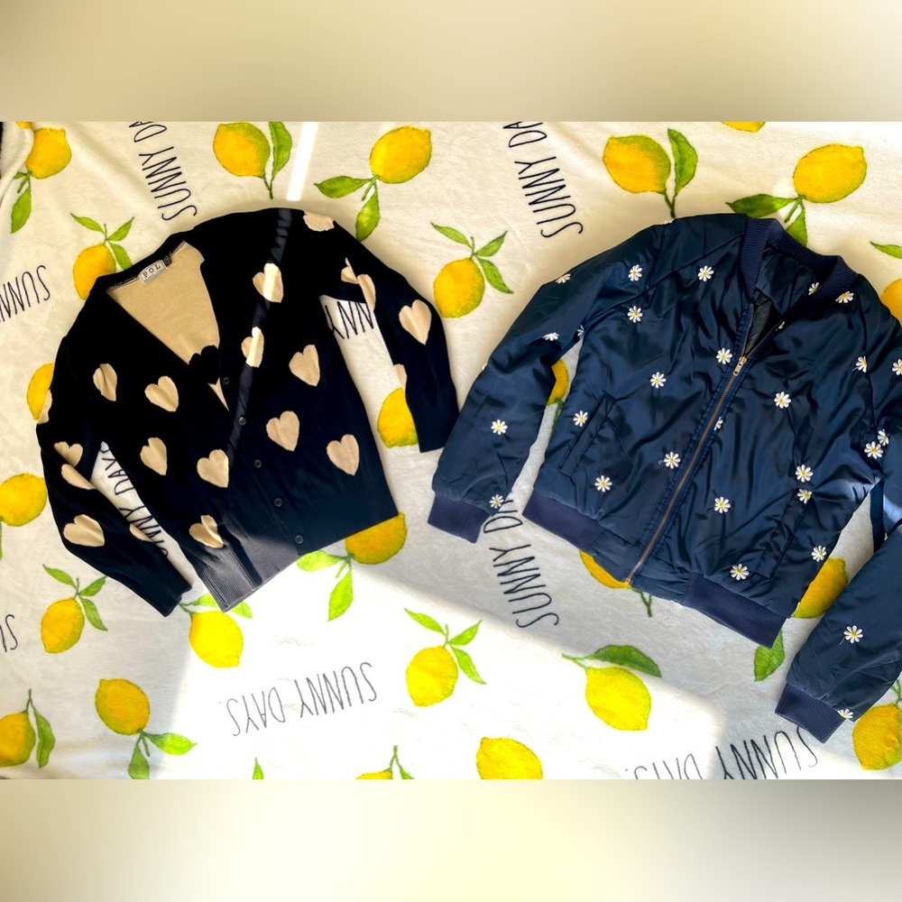 Korean cardigan and sweater